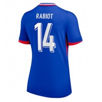 Maglia Calcio Francia Adrien Rabiot #14 Prima Divisa Donna Europei 2024 Manica Corta